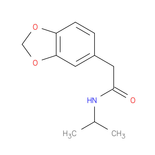 2-(1,3-dioxaindan-5-yl)-N-(propan-2-yl)acetamide