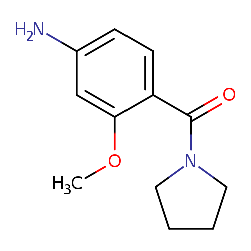 3-Methoxy-4-(pyrrolidine-1-carbonyl)aniline