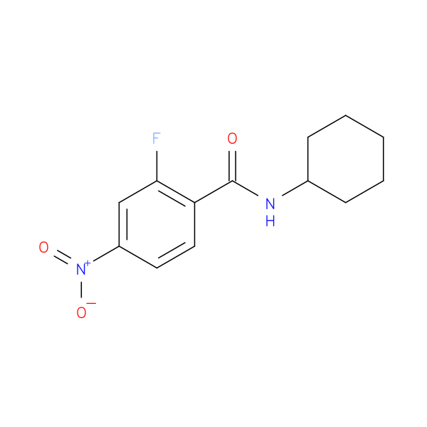 N-Cyclohexyl-2-fluoro-4-nitrobenzamide