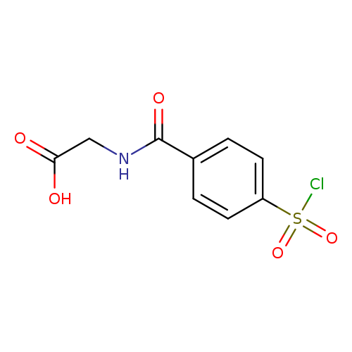 [[4-(CHLOROSULFONYL)BENZOYL]AMINO]ACETIC ACID