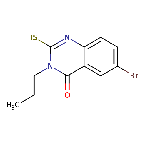 6-bromo-3-propyl-2-sulfanyl-3,4-dihydroquinazolin-4-one