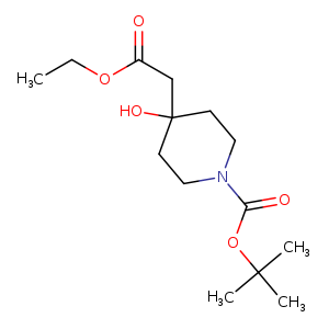 tert-Butyl 4-[(ethoxycarbonyl)methyl]-4-hydroxypiperidine-1-carboxylate