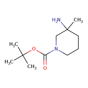 1-Piperidinecarboxylic acid, 3-amino-3-methyl-, 1,1-dimethylethyl ester