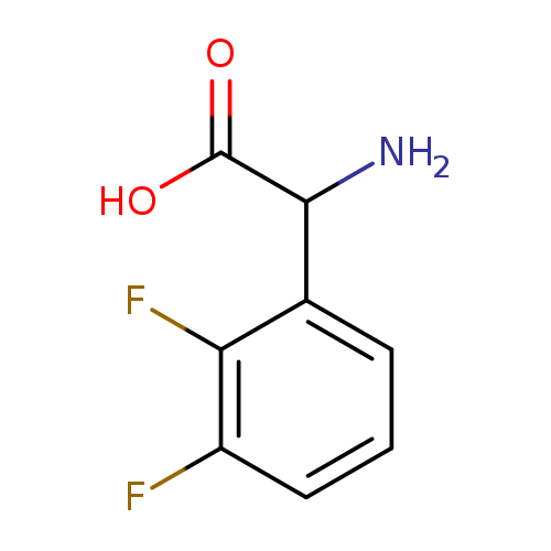 Amino(2,3-difluorophenyl)acetic acid, 2-Amino-2-(2,3-difluorophenyl)ethanoic acid