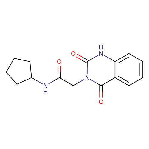 N-cyclopentyl-2-(2,4-dioxo-1,2,3,4-tetrahydroquinazolin-3-yl)acetamide