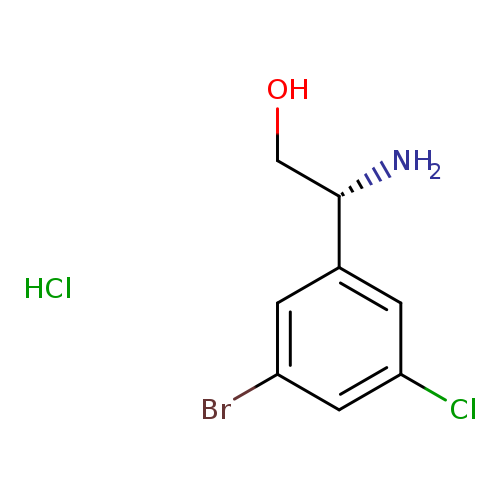(2R)-2-amino-2-(3-bromo-5-chlorophenyl)ethan-1-olhydrochloride