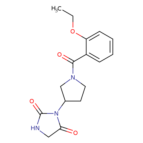 3-[1-(2-ethoxybenzoyl)pyrrolidin-3-yl]imidazolidine-2,4-dione