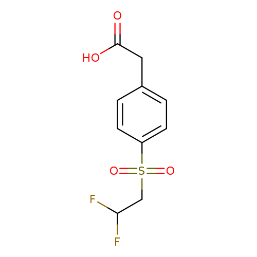 2-[4-(2,2-difluoroethanesulfonyl)phenyl]acetic acid