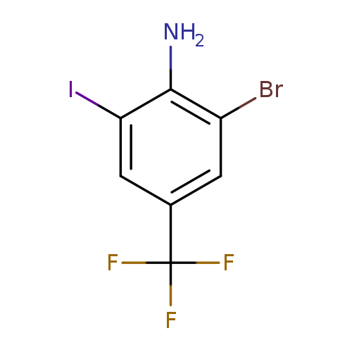 2-Bromo-6-iodo-4-(trifluoromethyl)aniline