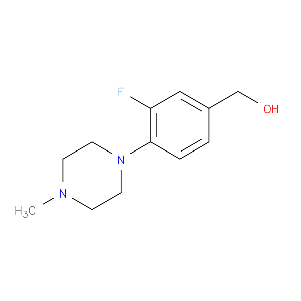 (3-Fluoro-4-(4-methylpiperazin-1-yl)phenyl)methanol