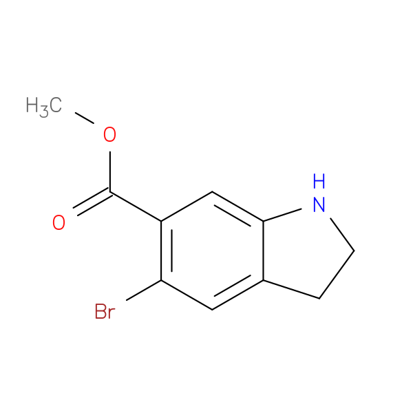 Methyl 5-bromoindoline-6-carboxylate