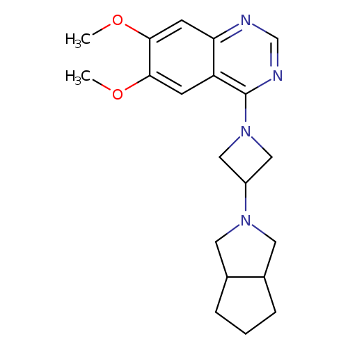 6,7-dimethoxy-4-(3-{octahydrocyclopenta[c]pyrrol-2-yl}azetidin-1-yl)quinazoline
