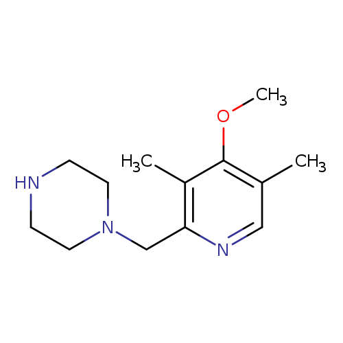 1-((4-Methoxy-3,5-dimethylpyridin-2-yl)methyl)piperazine