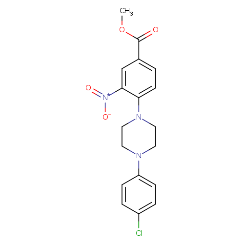 methyl 4-[4-(4-chlorophenyl)piperazin-1-yl]-3-nitrobenzoate