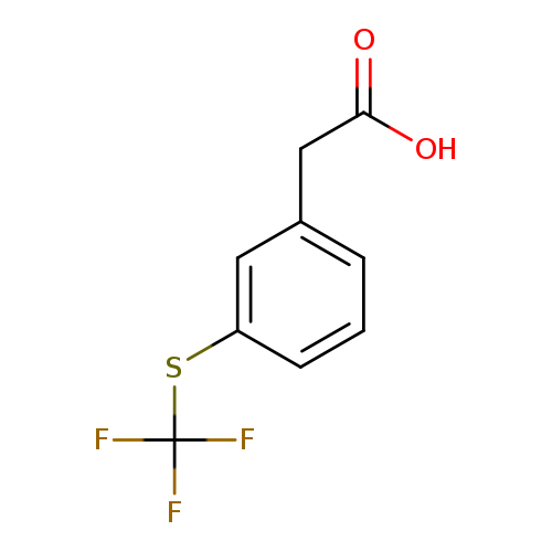 2-(3-((Trifluoromethyl)thio)phenyl)acetic acid