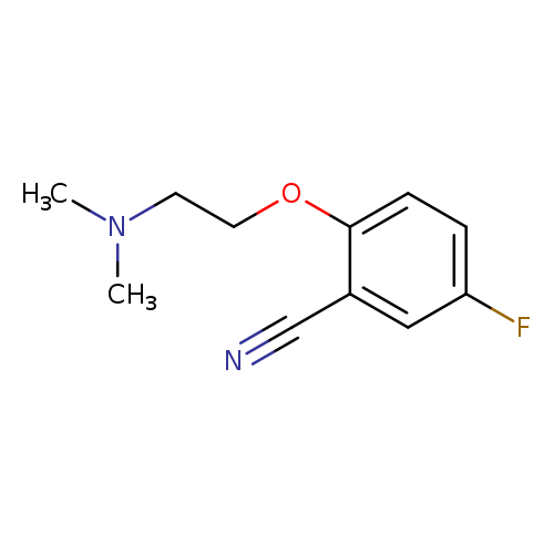 2-[2-(dimethylamino)ethoxy]-5-fluorobenzonitrile