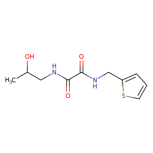N-(2-hydroxypropyl)-N'-[(thiophen-2-yl)methyl]ethanediamide