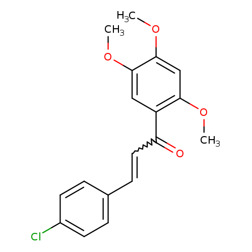 (2Z)-3-(4-chlorophenyl)-1-(2,4,5-trimethoxyphenyl)prop-2-en-1-one