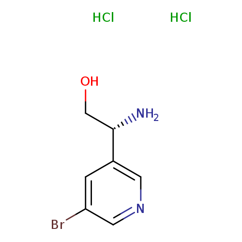 (2R)-2-amino-2-(5-bromopyridin-3-yl)ethan-1-oldihydrochloride