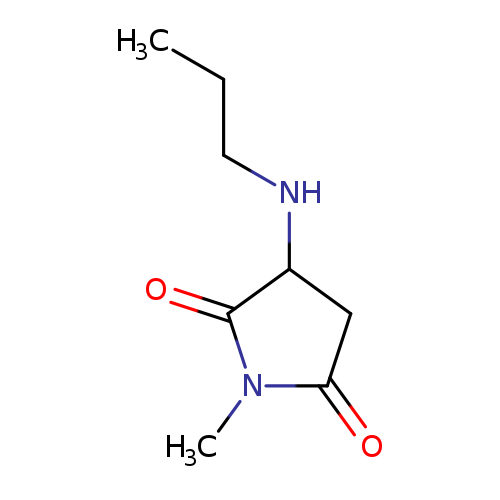 1-methyl-3-(propylamino)pyrrolidine-2,5-dione