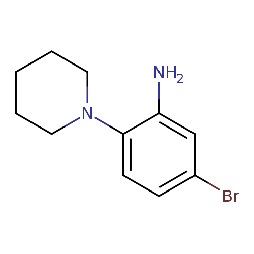 5-Bromo-2-(1-piperidinyl)aniline