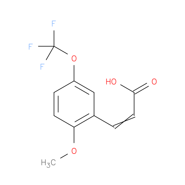 3-(2-Methoxy-5-(trifluoromethoxy)phenyl)acrylic acid