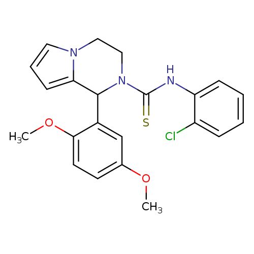 N-(2-chlorophenyl)-1-(2,5-dimethoxyphenyl)-1H,2H,3H,4H-pyrrolo[1,2-a]pyrazine-2-carbothioamide