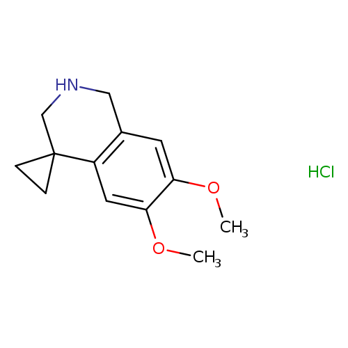 6',7'-dimethoxy-2',3'-dihydro-1'H-spiro[cyclopropane-1,4'-isoquinoline] hydrochloride