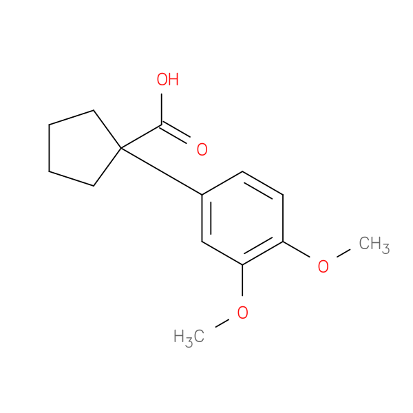1-(3,4-Dimethoxyphenyl)cyclopentanecarboxylic acid