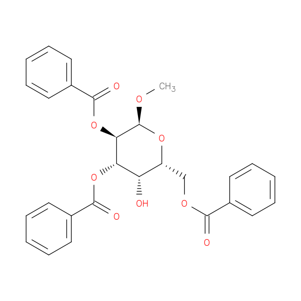 (2S,3R,4S,5S,6R)-6-((Benzoyloxy)methyl)-5-hydroxy-2-methoxytetrahydro-2H-pyran-3,4-diyl dibenzoate