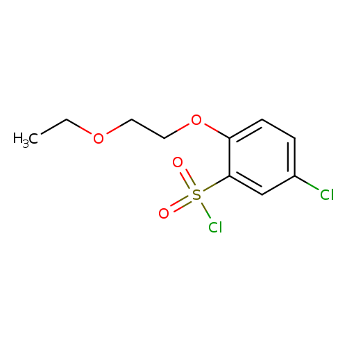 5-chloro-2-(2-ethoxyethoxy)benzene-1-sulfonyl chloride