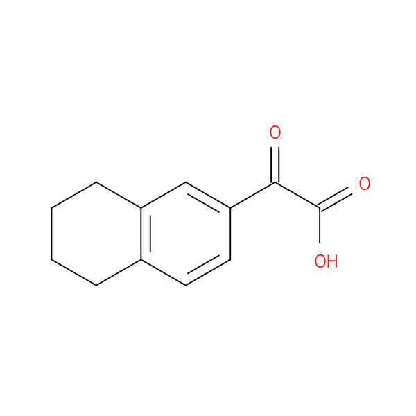 2-oxo-2-(5,6,7,8-tetrahydronaphthalen-2-yl)acetic acid