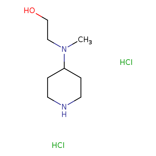 2-(Methyl(piperidin-4-yl)amino)ethanol dihydrochloride