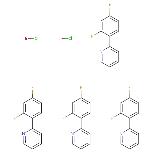 Di-μ -chlorotetrakis[3,5-difluoro-2-(2-pyridinyl-κ N)phenyl- κ C]