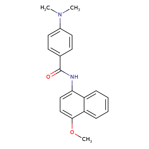 4-(dimethylamino)-N-(4-methoxynaphthalen-1-yl)benzamide