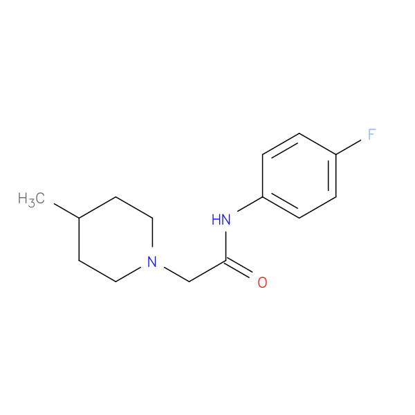 N-(4-fluorophenyl)-2-(4-methylpiperidin-1-yl)acetamide
