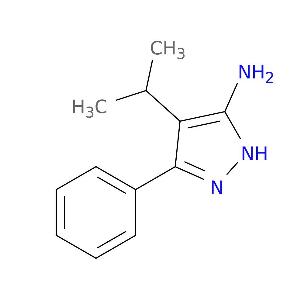 3-phenyl-4-(propan-2-yl)-1H-pyrazol-5-amine