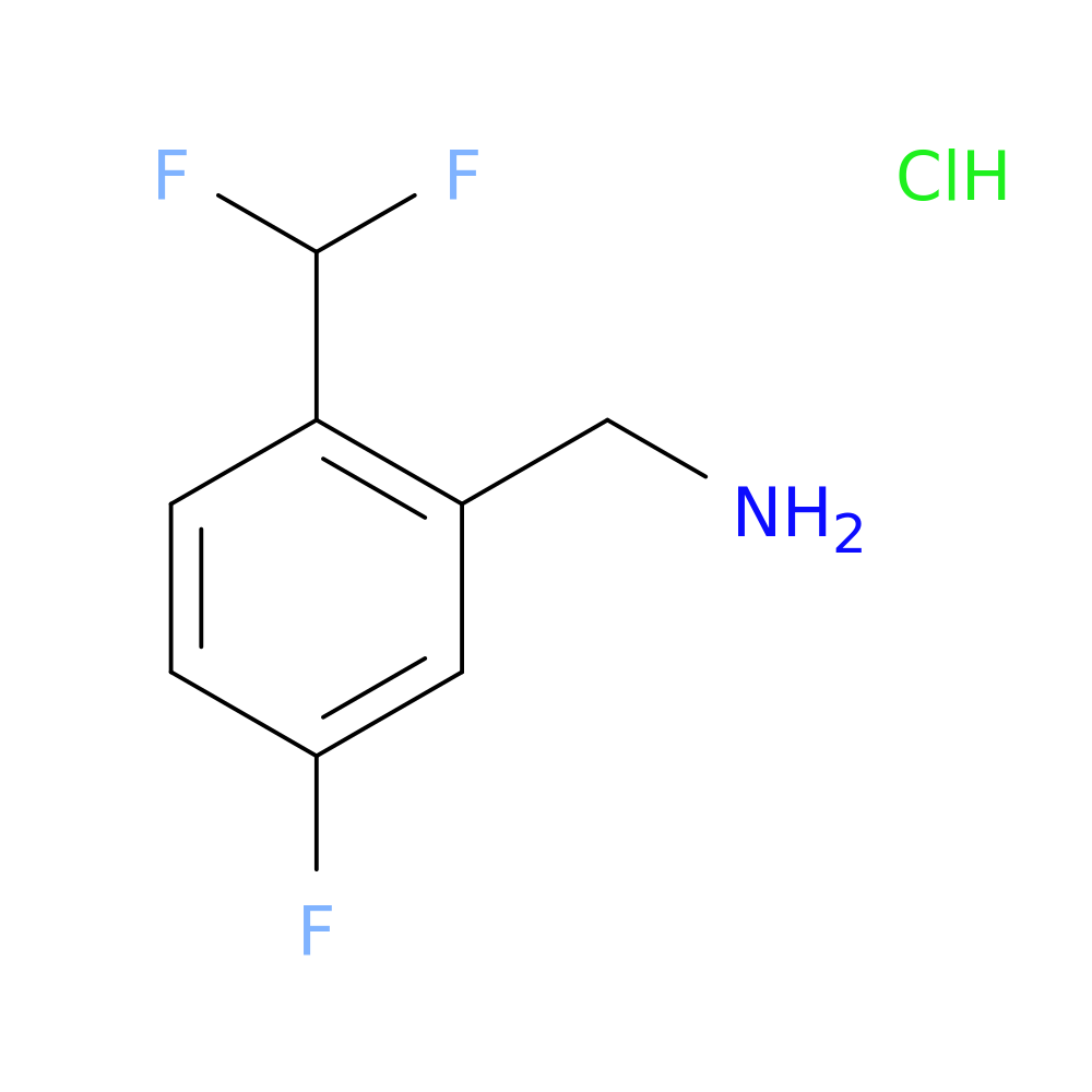 1-[2-(difluoromethyl)-5-fluorophenyl]methanamine hydrochloride