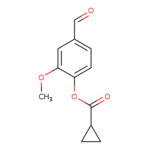 4-Formyl-2-methoxyphenyl cyclopropanecarboxylate