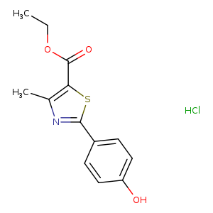 2-(4-Hydroxyphenyl)-4-methylthiazole-5-carboxylic acid ethyl ester hydrochloride