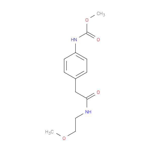 methyl N-(4-{[(2-methoxyethyl)carbamoyl]methyl}phenyl)carbamate