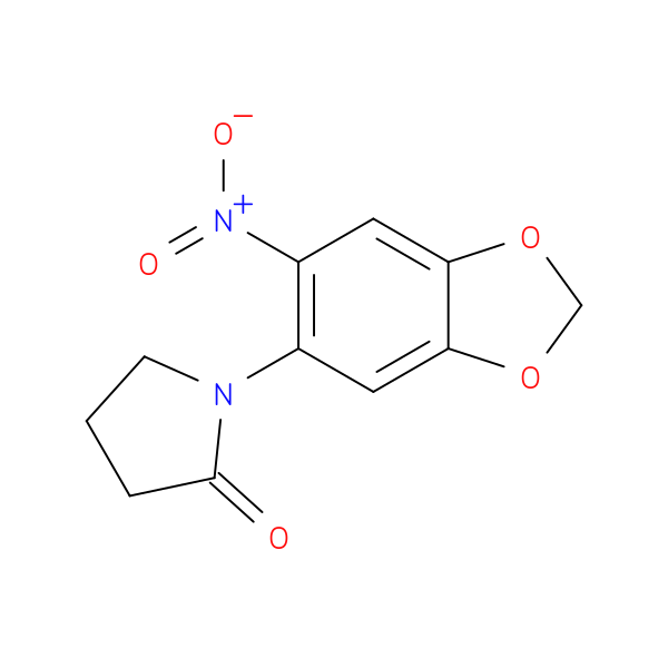 1-(6-Nitro-1,3-benzodioxol-5-yl)pyrrolidin-2-one