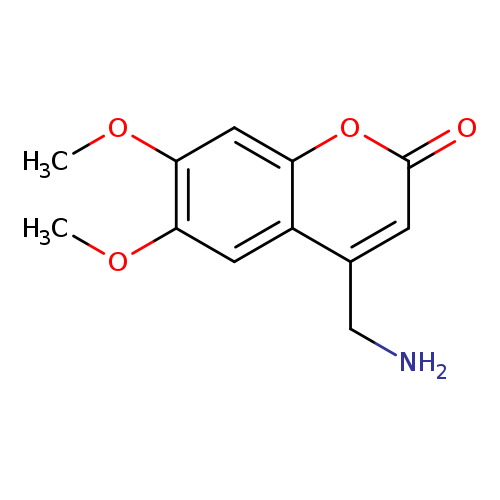 2H-1-Benzopyran-2-one, 4-(aminomethyl)-6,7-dimethoxy-