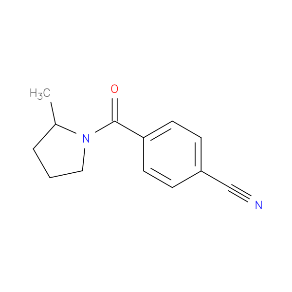 4-(2-methylpyrrolidine-1-carbonyl)benzonitrile