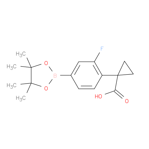 4-(1-Carboxycyclopropyl)-3-fluorophenylboronic acid pinacol ester