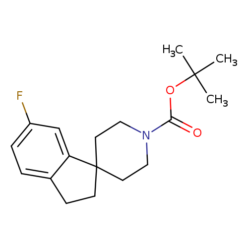 tert-Butyl 6-fluoro-2,3-dihydrospiro[indene-1,4'-piperidine]-1'-carboxylate