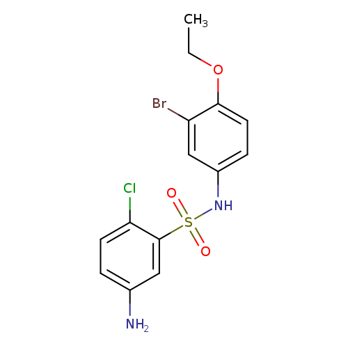 5-amino-N-(3-bromo-4-ethoxyphenyl)-2-chlorobenzene-1-sulfonamide