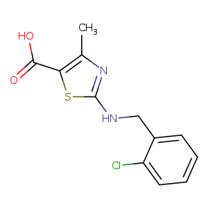 2-[(2-Chlorobenzyl)amino]-4-methyl-1,3-thiazole-5-carboxylic acid