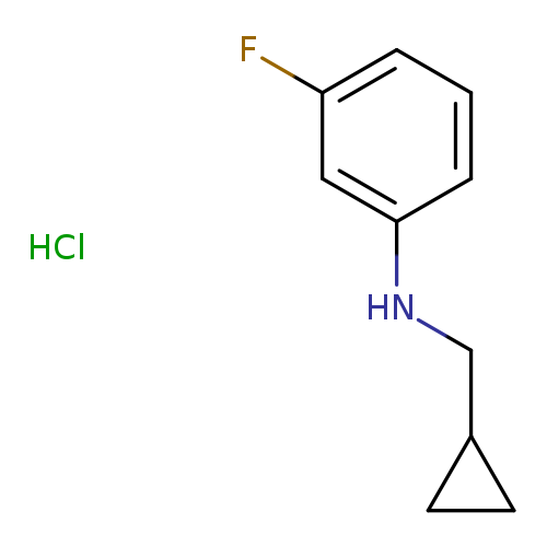 N-(cyclopropylmethyl)-3-fluoroaniline hydrochloride
