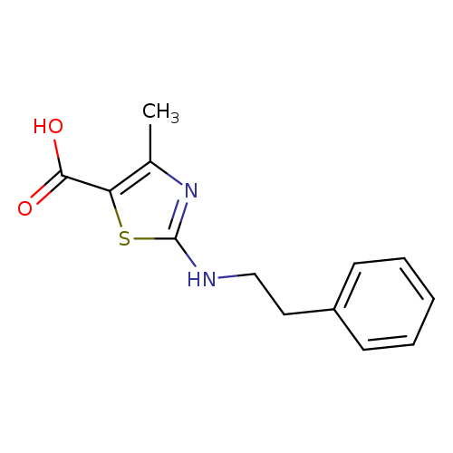 4-Methyl-2-(phenethylamino)thiazole-5-carboxylic acid